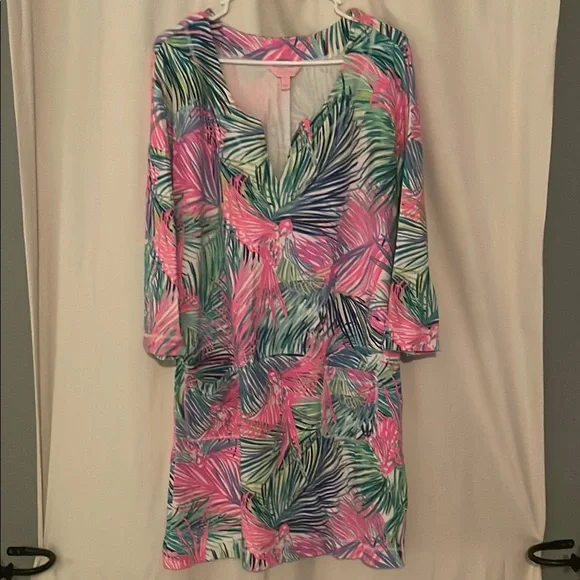 Lilly Pulitzer | Dresses | Lilly Pulitzer Pink And Green And Blue Dress |  Poshmark